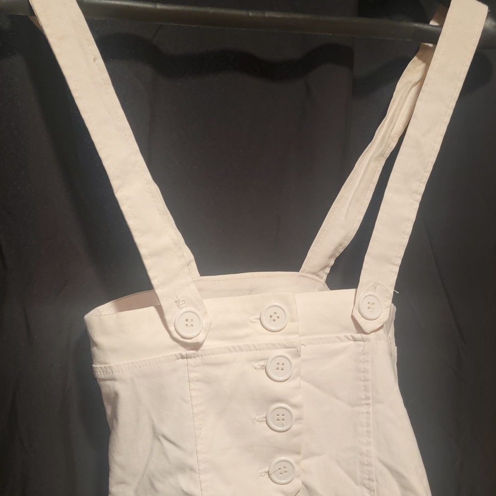 White Button-Up Vest